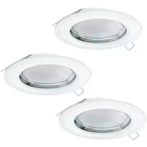 Peneto Recessed Downlight White - 3 Pack - Eglo
