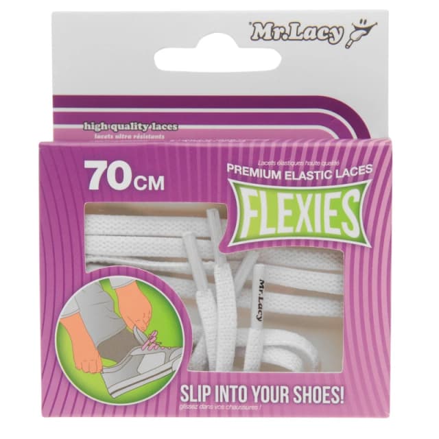 Mr Lacy Flexies Elastic Laces Laces 70 CM Multi 75030801010