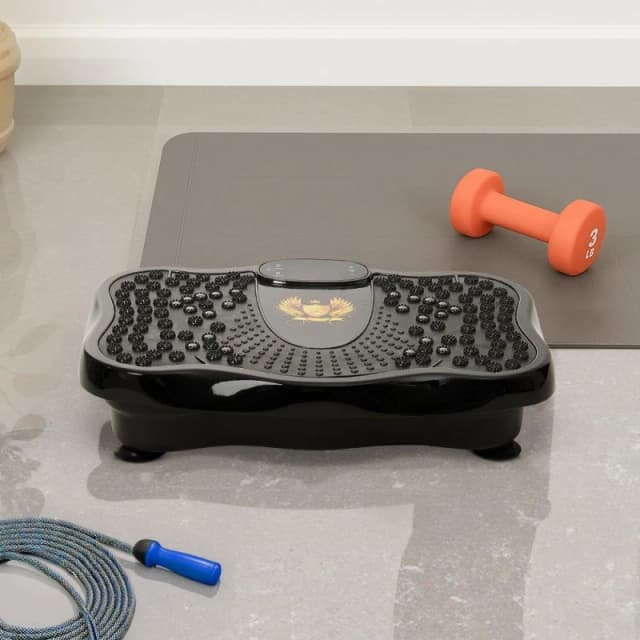 LIFE IDEAS SPORT Vibration Plate Exercise Machine with Remote Multigyms One size Black 73040103000