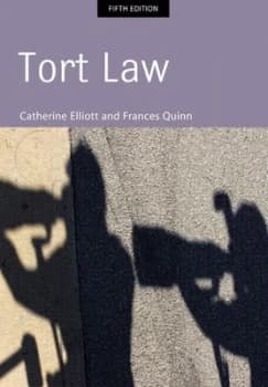 Tort Law by Catherine Elliott Paperback