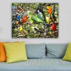 633648062_70100 Multicolor Decorative Canvas Painting