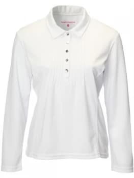 Swing Out Sister Whitney Pique Long Sleeve Shirt White