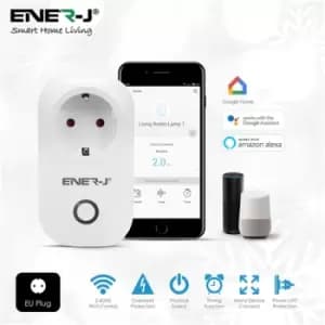Ener-J WiFi Smart Plug with Energy Monitor, EU Plug (max 1600W)
