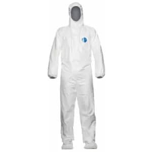Tyvek 500 Labo White Hooded Coverall (M)