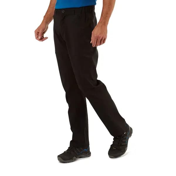 Craghoppers Mens Kiwi Pro Polyamide Walking Trousers 34R - Waist 34' (86cm), Inside Leg 31' Black CMJ564-800-34R