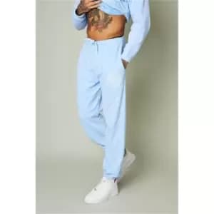 I Saw It First Baby Blue Mens Graphic Joggers - Blue