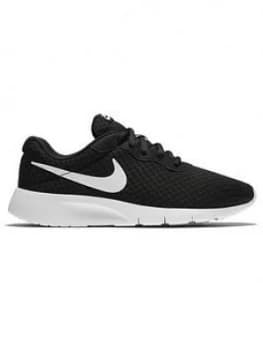 Nike Tanjun Junior Trainers - Black/White, Size 3