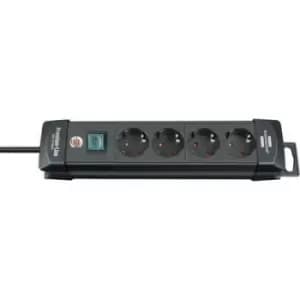 Brennenstuhl 1951140100 Power strip (+ switch) 4x Black PG connector