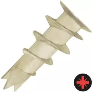 DEWALT - Nylon Plasterboard Fixing - Includes Screws Pack of 10 - Silver