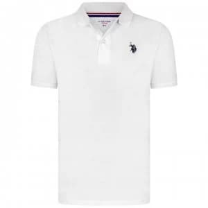 US Polo Assn Pique Polo - Bright White