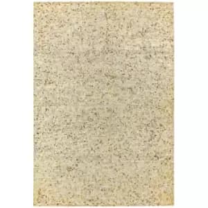 Asiatic Carpets Elona Mosaic Cowhide Hand Sewn Rug Gold - 160 x 230cm