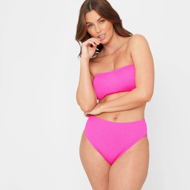 Be You High Waist Bikini Bottoms Womens - Pink Pink 8