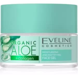 Eveline Cosmetics Organic Aloe+Collagen Mattifying Face Gel 50ml