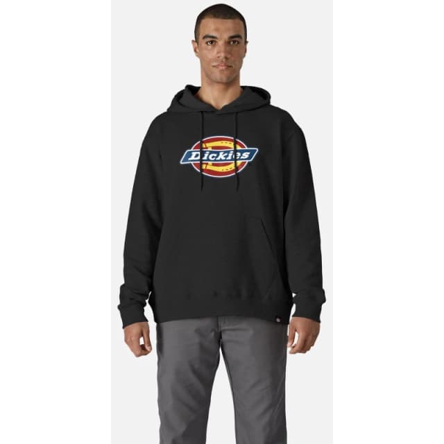 Dickies Dickies Men 'Logo Graphic' Fleece Hoodie in Black Size: X-Large Black XL Male 0889440422029