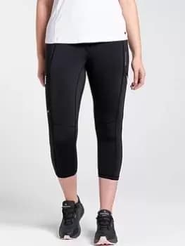 Craghoppers Dynamic Cropped Trousers - Black, Size 16, Women