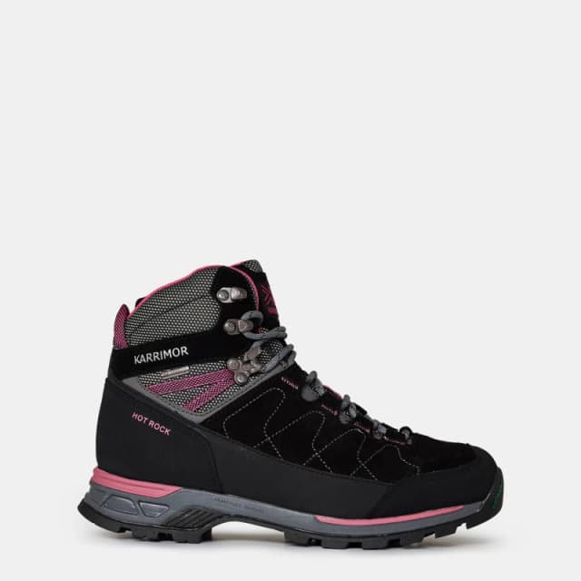 Karrimor Hot Rock Waterproof Walking Boots Womens Black/Pink female 3 (36)