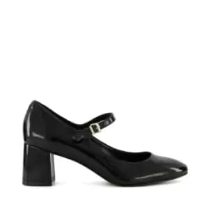 Dune London Alenna Block Heel Shoes - Black