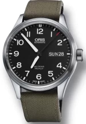 Oris Watch Big Crown ProPilot Day Date Olive Textile