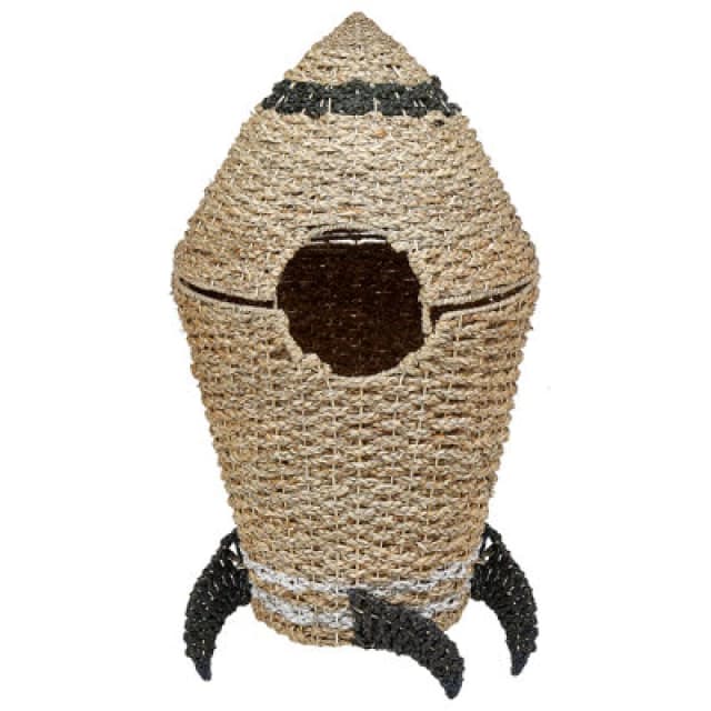 Beliani Kids Basket Rocket Paarl Seagrass Natural