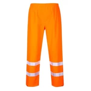 Oxford Weave 300D Class 1 Hi Vis Trousers Orange 3XL 32"