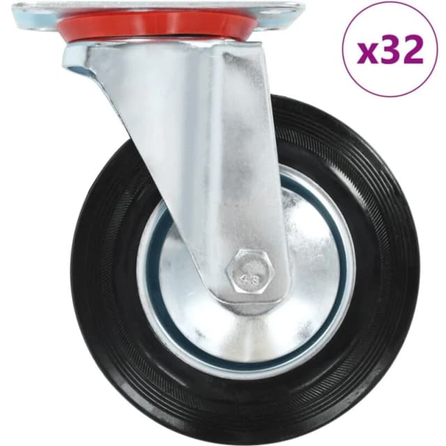 VIDAXL 32 pcs Swivel Casters 160 mm Vidaxl 8719883717821