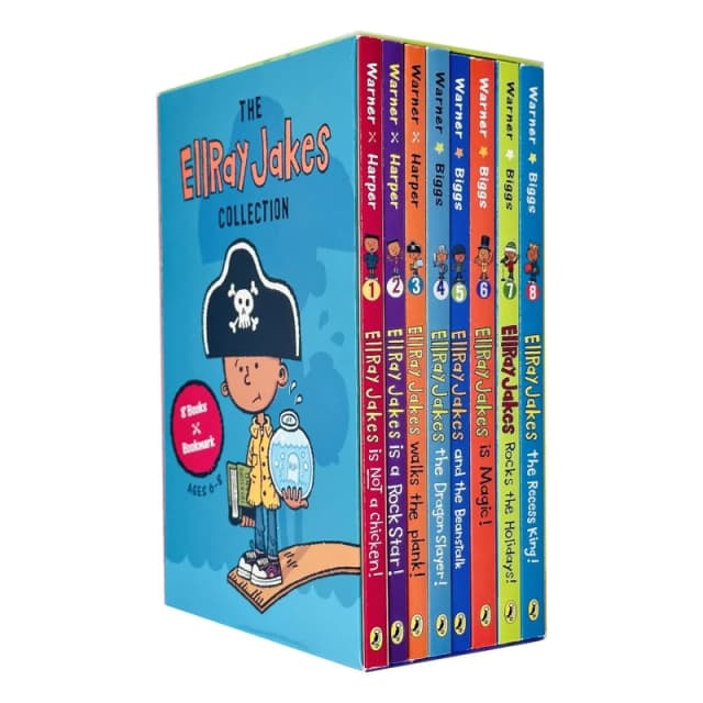 EllRay Jakes Series 8 Book Box Set By Sally Warner Is Not a Chicken Is a Rock Star Sally Warner Books