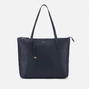Radley Womens Wood Street Large Zip Top Tote Bag - Ink