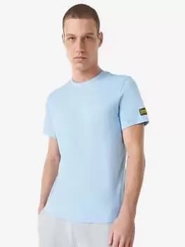 Barbour International Deviser Arm Badge T-Shirt - Blue Size 2XL, Men