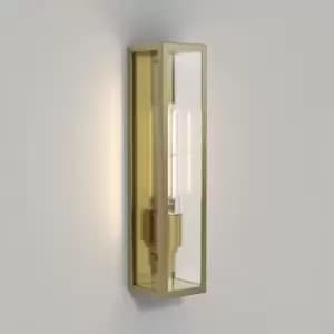 Astro Harvard - LED Outdoor Wall Light Natural Brass IP44, E27