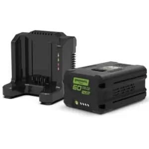Greenworks 60v Charger and 4Ah Battery