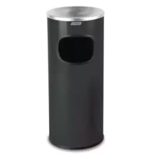 Slingsby Combined Ash and Litter Bin, Black