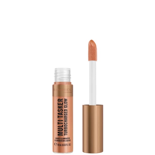Rimmel Multi Tasker Turbocharged Glow Liquid Illuminator 10ml (Various Shades) - 007 Spilling the Tea