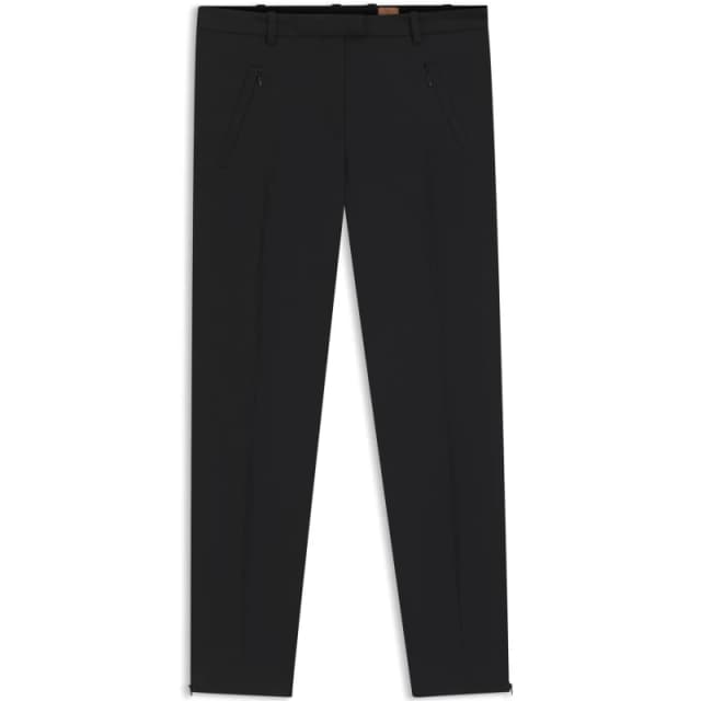 Boss Womens Anaita5 Straight Leg Trousers Black female 6 (XS)