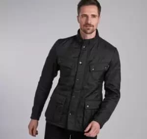 Barbour International Mens Ariel Polarquilt Jacket - Black - XL
