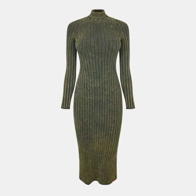 Diesel Womens D-Wavya Midi Dress 5EU female 6