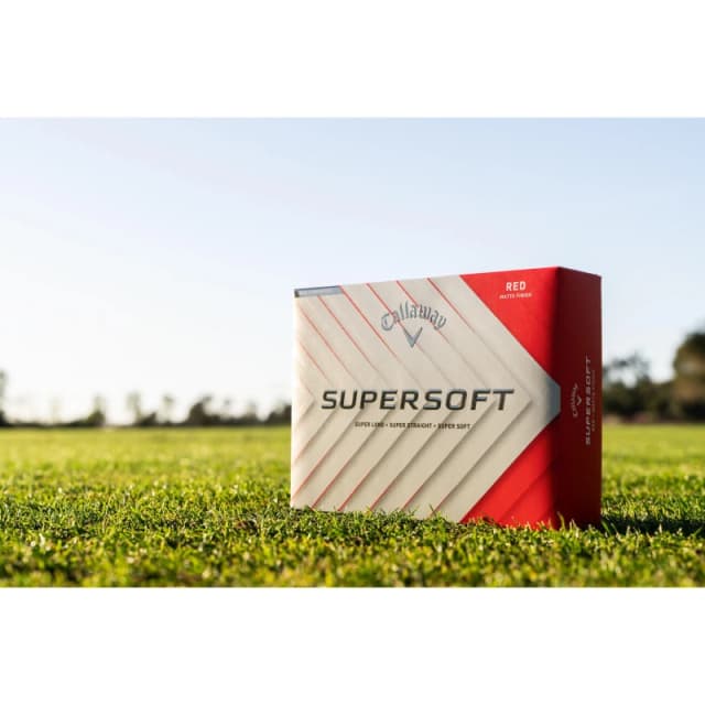 Callaway Supersoft Matte Golf Ball Pack - Red Red One Size