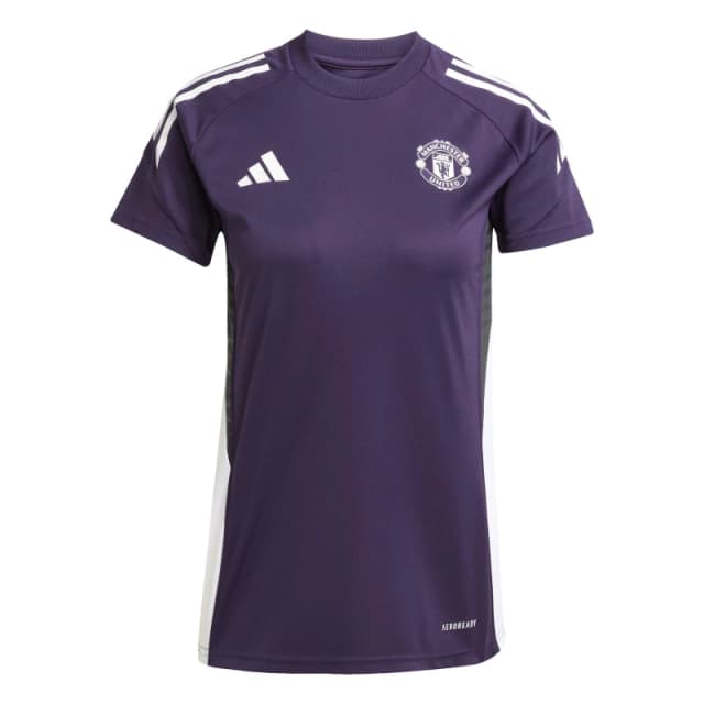 adidas Manchester United Training Top 2025 2026 Womens Purple female 8 (XS)