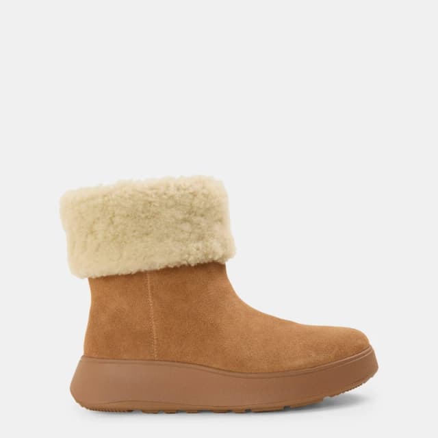 Fitflop Womens Shearling Snug Boots Desert Tan female 4 (37)