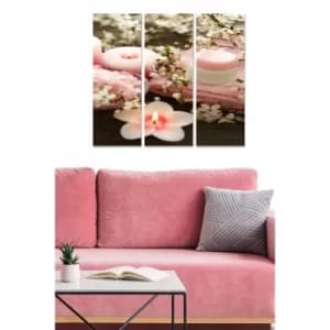 MDF7431228 Multicolor Decorative MDF Painting (3 Pieces)