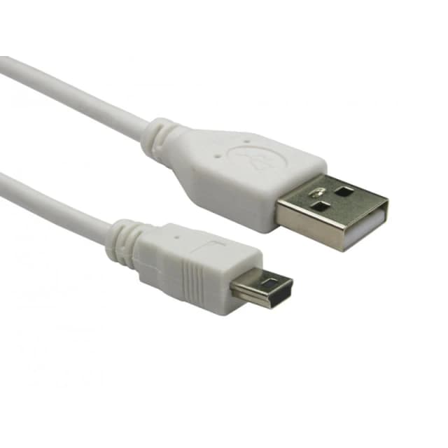 Cables Direct 99CDL2-0620-WT USB cable 0.5 m USB 2.0 USB A Mini-USB B