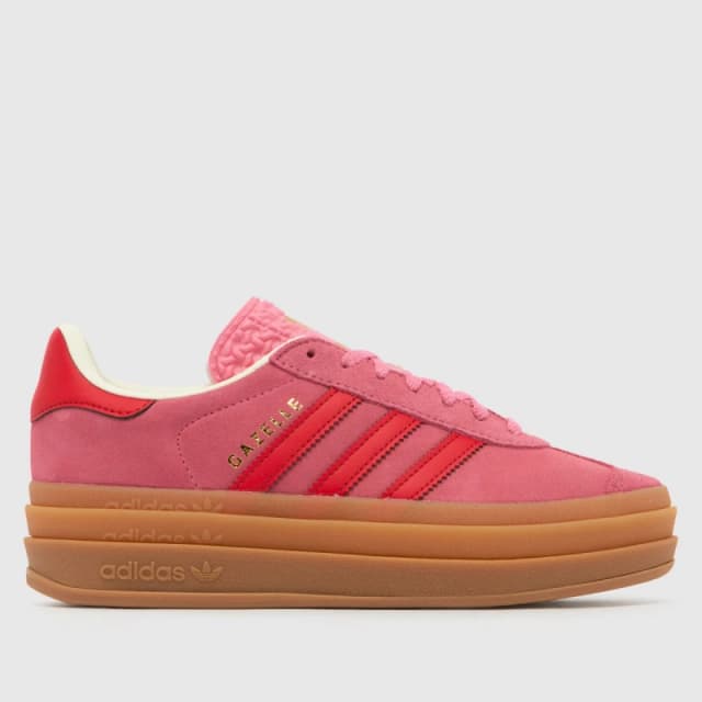 adidas pink gazelle bold Girls Youth trainers Pink UK 3 (EU 35½)