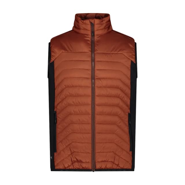 Sleeveless hybrid down jacket CMP Orange Male M