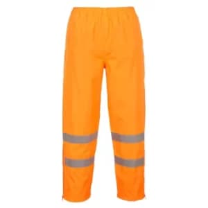 Oxford Weave 300D Class 1 Breathable Hi Vis Breathable Trousers Orange 2XL