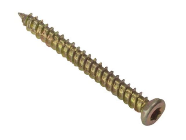 FORGEFIX MAMCFS132 Concrete Frame Screw zyp 7.5 x 132mm Box 100 FORCFS132YN - Forgefix MAMCFS132