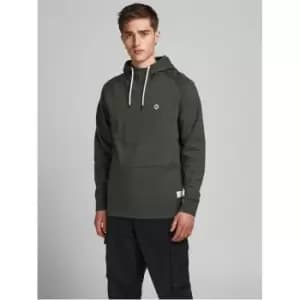 JACK & JONES Detailed Hoodie Sweatshirt Men Green