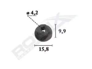 ROMIX Clip, trim-/protection strip OPEL C70376