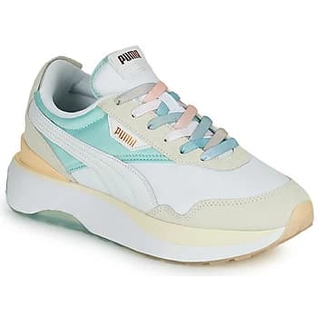 Puma CRUISE RIDER womens Shoes Trainers in White,4.5,5.5