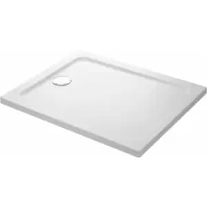 Mira Showers - Mira Low Profile Rectangular Shower Tray Bathroom 0 Upstands White 1700x700mm