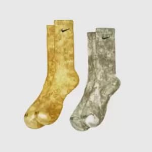 Nike Beige Everyday Tie Dye Socks 2 Pack