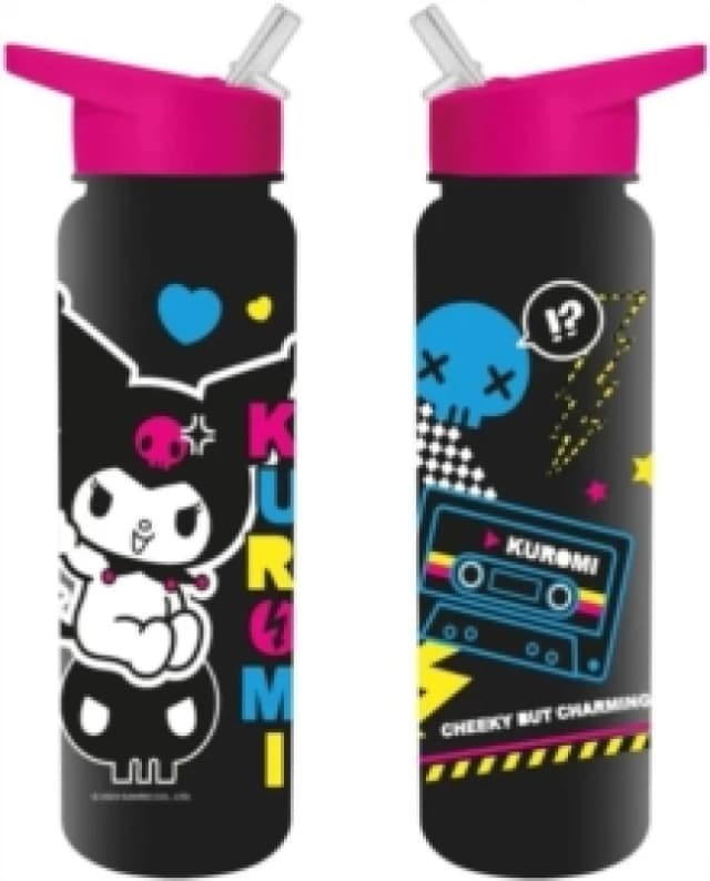 Kuromi (Punk Vibes) Plastic Drinks Bottle General merchandize